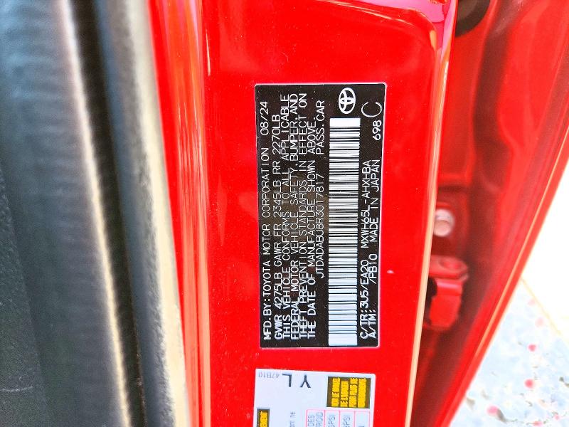Продажа на аукционе авто 2024 Toyota Prius, vin: JTDADABU8R3017817, номер лота: 52321476
