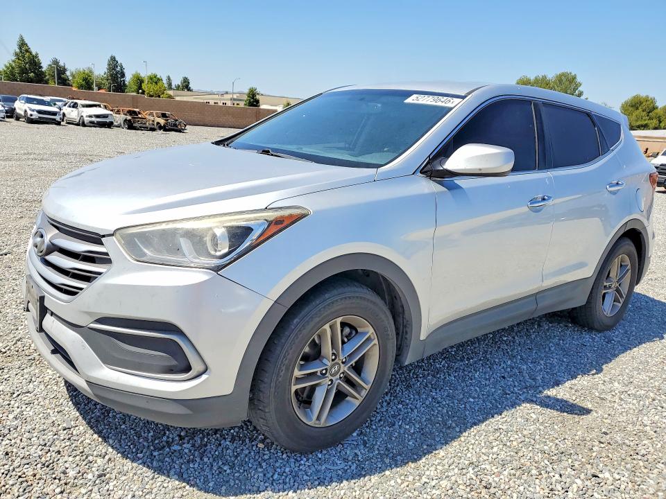 52779646 :رقم المزاد ، 5XYZT3LB7JG568142 vin ، 2018 Hyundai Santa Fe Sport مزاد بيع