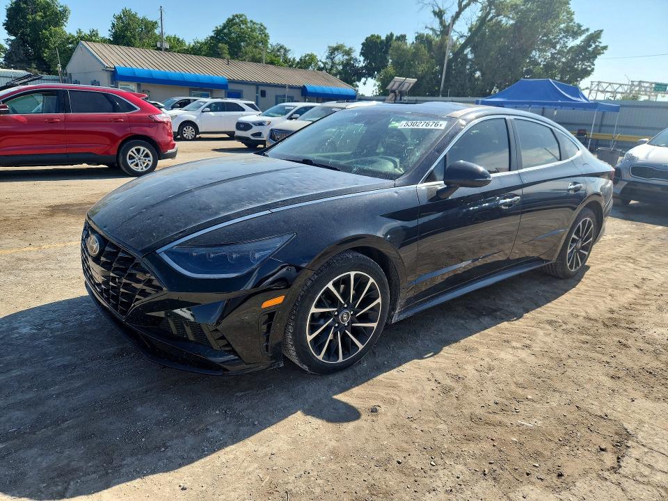 53027676 :رقم المزاد ، 5NPEH4J26MH069175 vin ، 2021 Hyundai Sonata مزاد بيع