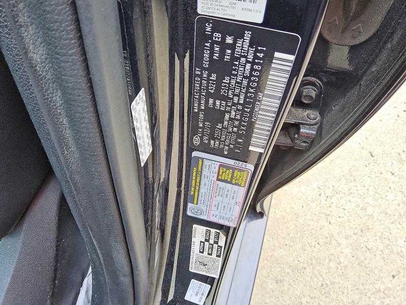 Aukcja sprzedaży 2019 Kia Optima, vin: 5XXGU4L13KG368141, numer aukcji: 51837346