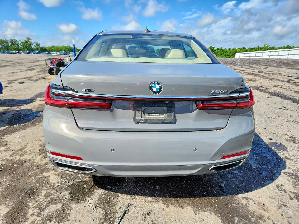 53267686 :رقم المزاد ، WBA7U2C07LGJ59956 vin ، 2020 Bmw 750 مزاد بيع