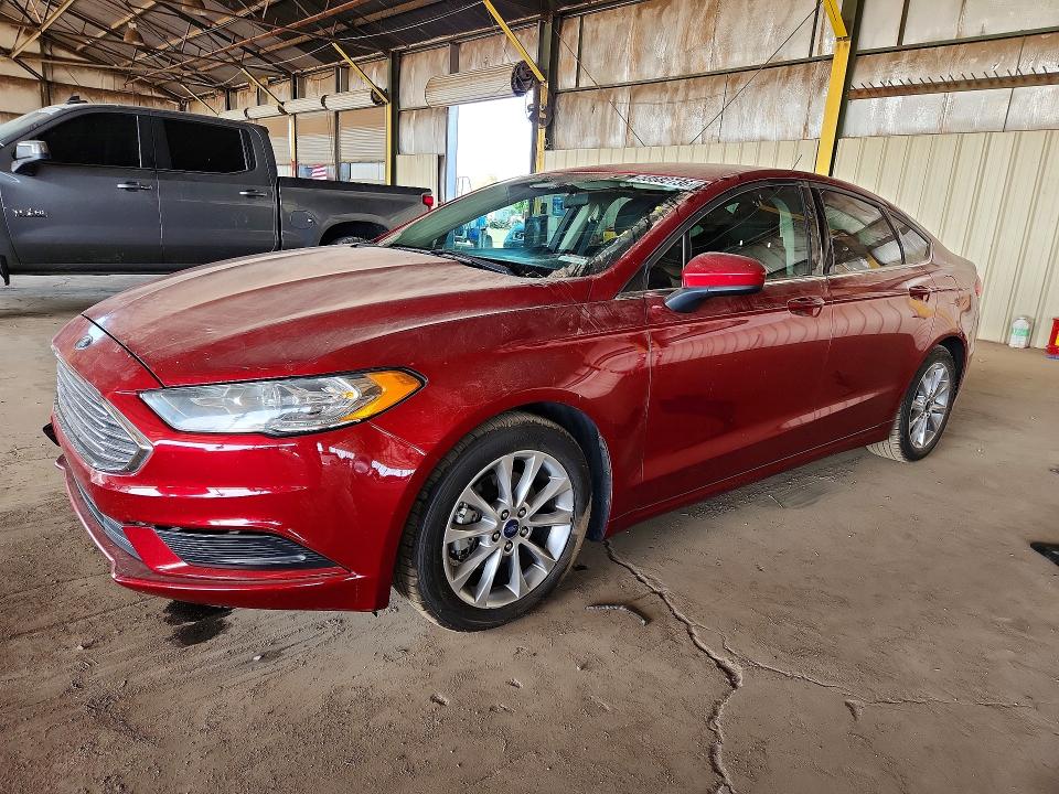 53582736 :رقم المزاد ، 3FA6P0HD9HR399280 vin ، 2017 Ford Fusion مزاد بيع