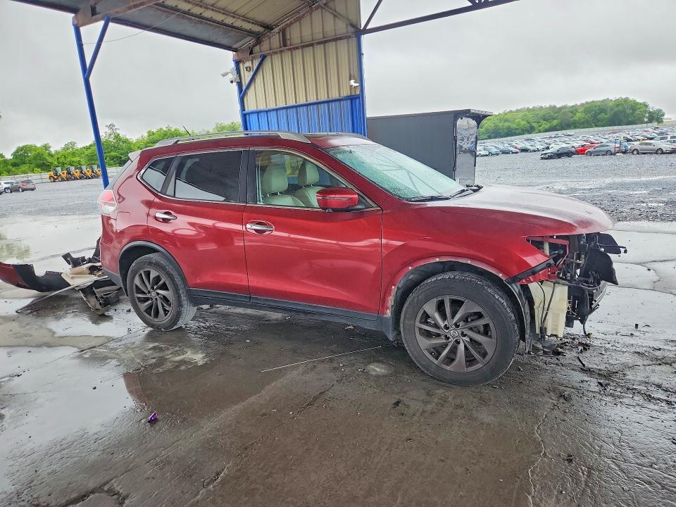 52548336 :رقم المزاد ، 5N1AT2MV6GC916697 vin ، 2016 Nissan Rogue مزاد بيع