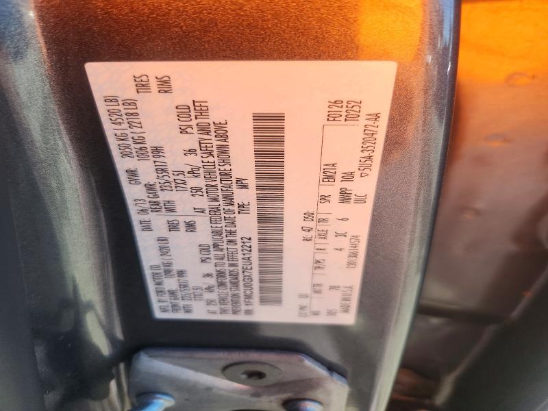 Aukcja sprzedaży 2014 Ford Escape, vin: 1FMCU0GX7EUA12212, numer aukcji: 53225466