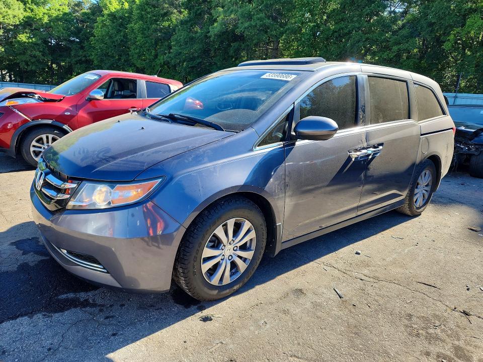 53590686 :رقم المزاد ، 5FNRL5H66GB106825 vin ، 2016 Honda Odyssey مزاد بيع