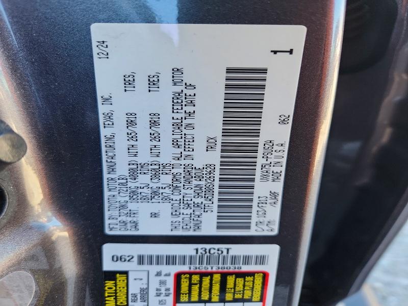Продажа на аукционе авто 2025 Toyota Tundra, vin: 5TFLA5DB0SX269628, номер лота: 51770196