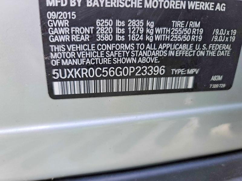 Aukcja sprzedaży 2016 Bmw X5, vin: 5UXKR0C56G0P23396, numer aukcji: 55717036