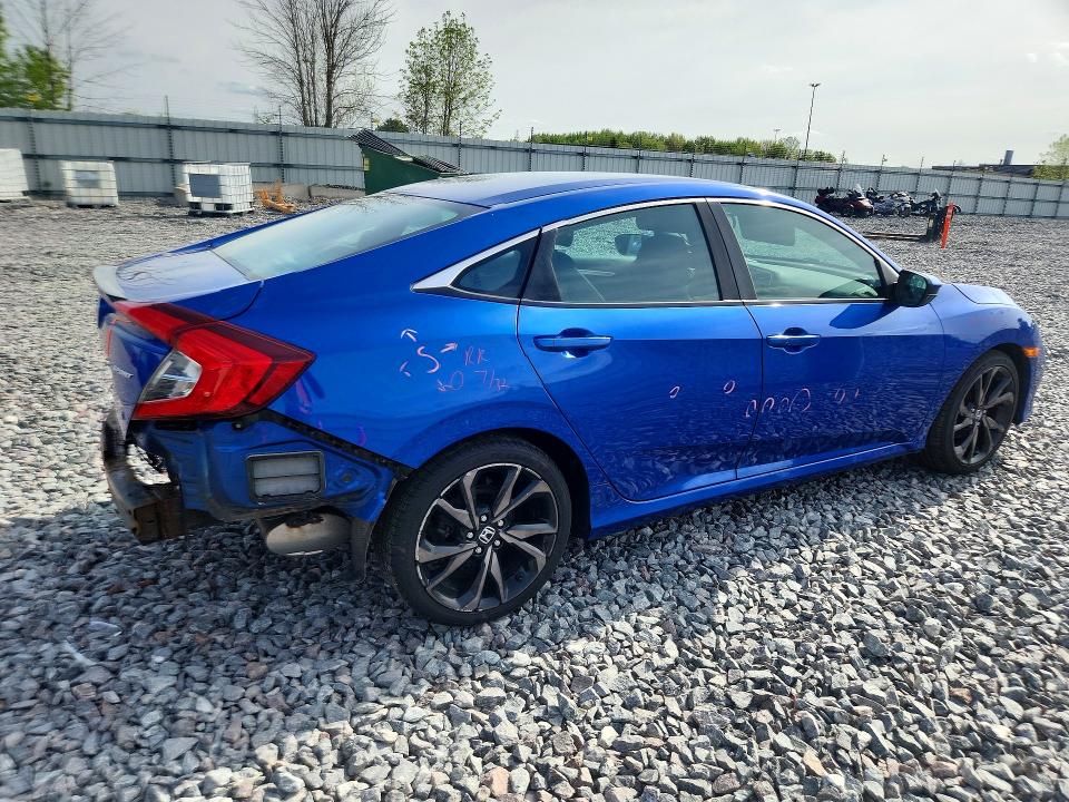 53304476 :رقم المزاد ، 19XFC2F8XKE013391 vin ، 2019 Honda Civic مزاد بيع