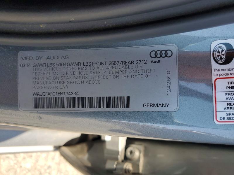 Aukcja sprzedaży 2014 Audi A6, vin: WAUGFAFC1EN134334, numer aukcji: 54471826
