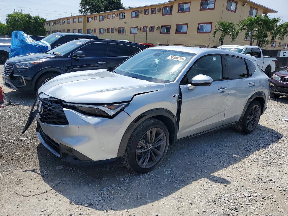 53186136 :رقم المزاد ، 3HDSA1H58SM702030 vin ، 2025 Acura Adx مزاد بيع
