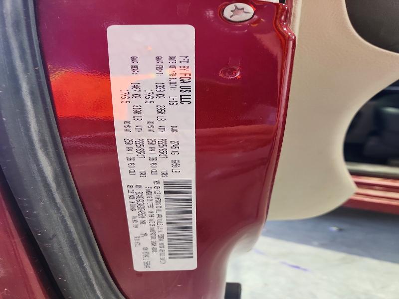 52031746 :رقم المزاد ، 2C4RDGCG0GR249590 vin ، 2016 Dodge Caravan مزاد بيع