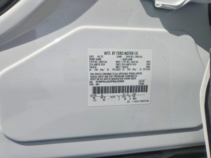 Aukcja sprzedaży 2023 Ford Edge, vin: 2FMPK4J93PBA32989, numer aukcji: 52373106