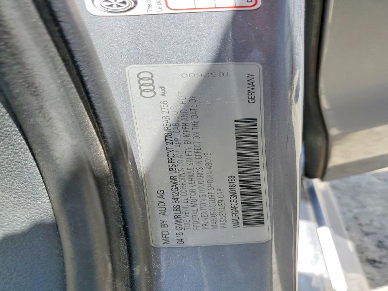Продаж на аукціоні авто 2016 Audi A6, vin: WAUFGAFC5GN018159, номер лоту: 54434266