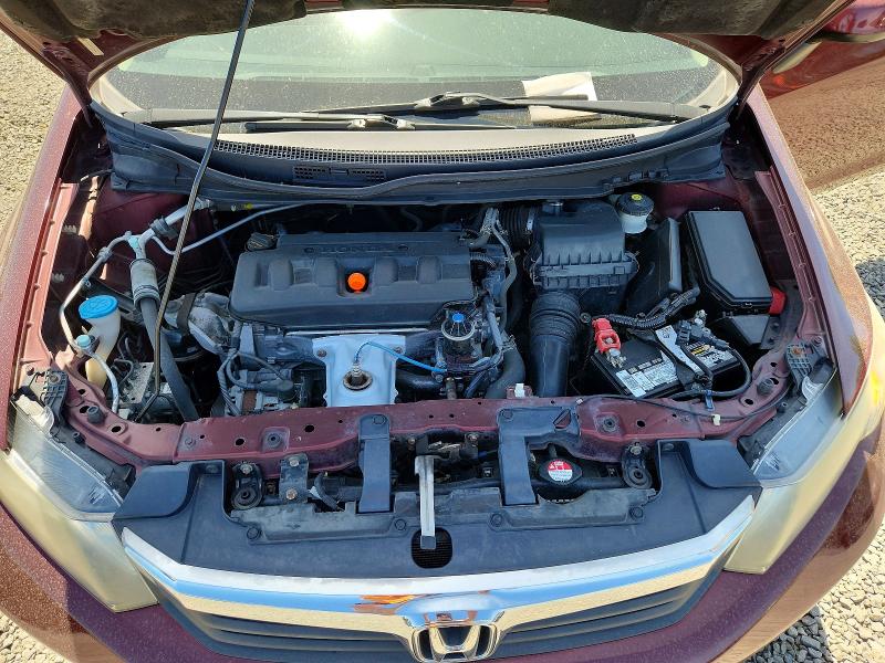 Продаж на аукціоні авто 2012 Honda Civic, vin: 19XFB2F51CE322824, номер лоту: 52759836