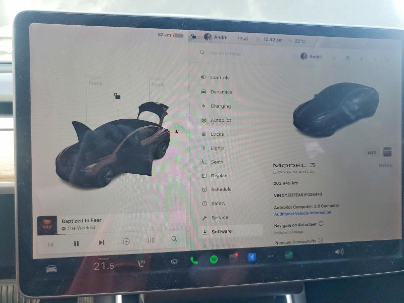 2018 Tesla Model 3 მანქანა იყიდება აუქციონზე, vin: 5YJ3E1EA6JF028443, აუქციონის ნომერი: 52487236