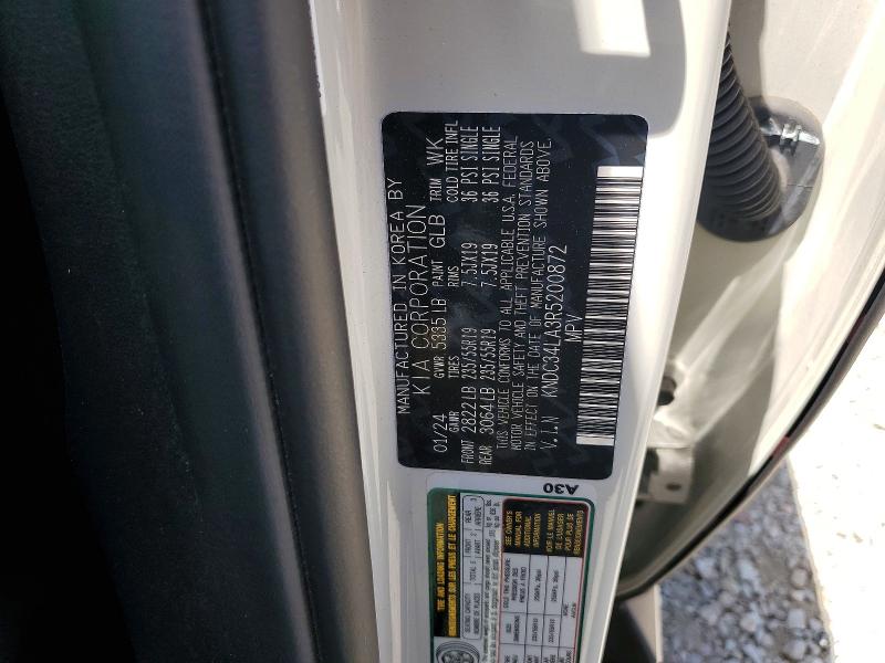 Aukcja sprzedaży 2024 Kia Ev6, vin: KNDC34LA3R5200872, numer aukcji: 54116996