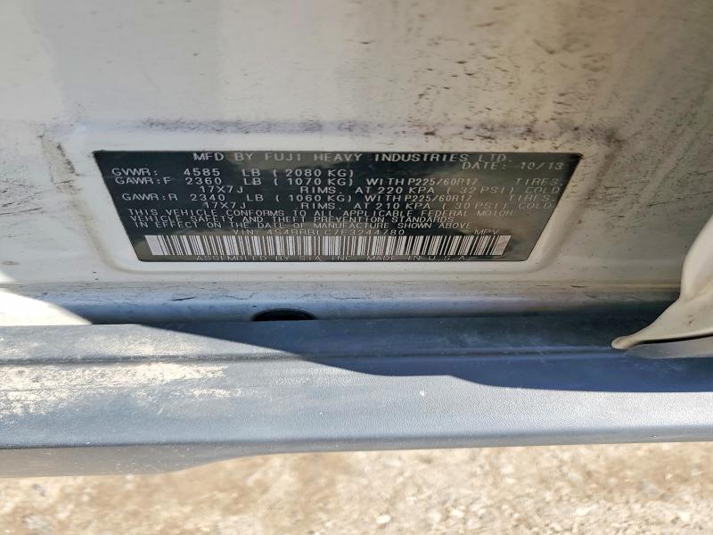 Продажа на аукционе авто 2014 Subaru Outback, vin: 4S4BRBLC7E3244780, номер лота: 54733536