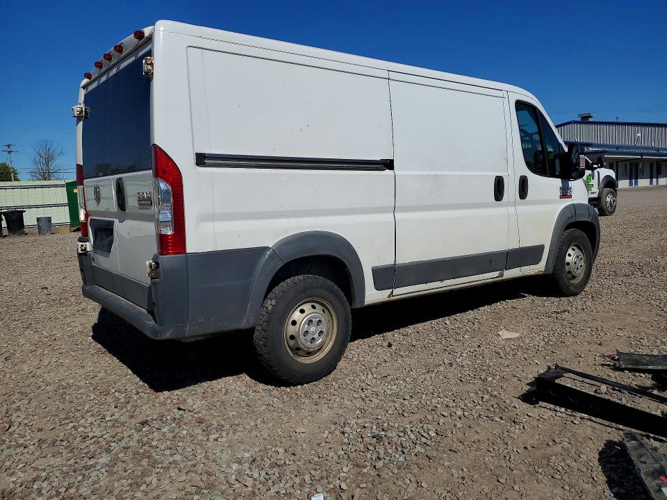 53034886 :رقم المزاد ، 3C6TRVAG2HE511909 vin ، 2017 Ram Promaster 1500 مزاد بيع