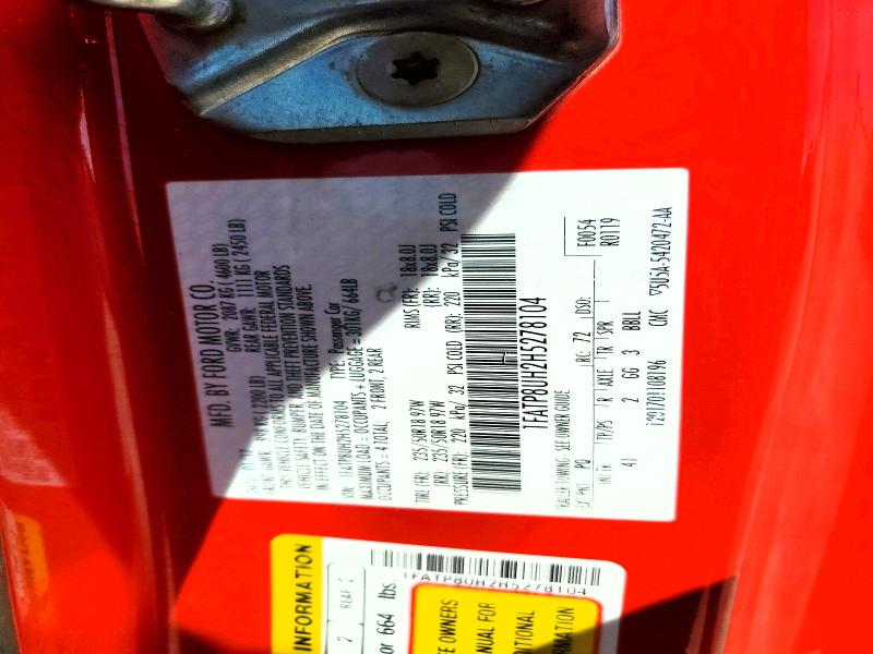 Aukcja sprzedaży 2017 Ford Mustang, vin: 1FATP8UH2H5278104, numer aukcji: 52773666