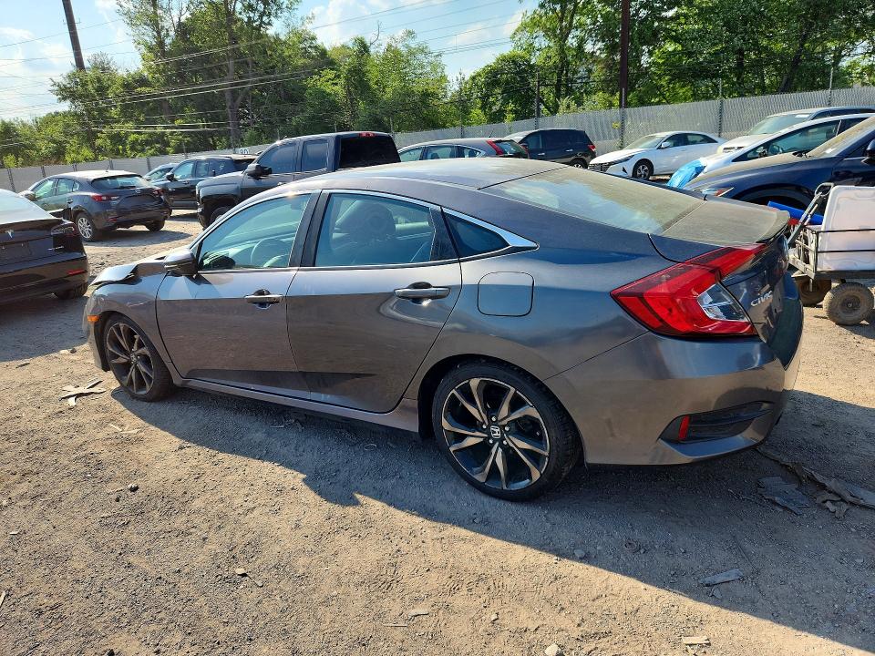 53984306 :رقم المزاد ، 2HGFC2F82KH521778 vin ، 2019 Honda Civic مزاد بيع