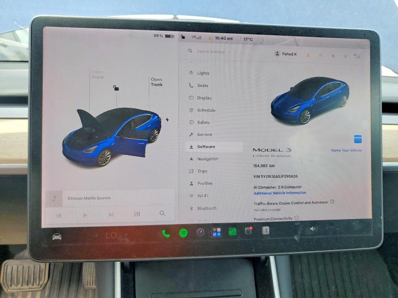 Продажа на аукционе авто 2018 Tesla Model 3, vin: 5YJ3E1EA5JF095826, номер лота: 54506756