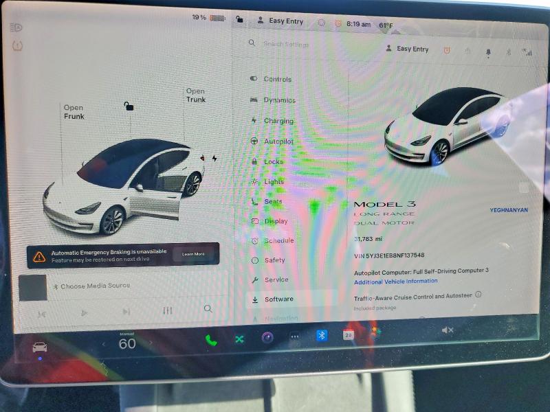 Продажа на аукционе авто 2022 Tesla Model 3, vin: 5YJ3E1EB8NF137548, номер лота: 53806866