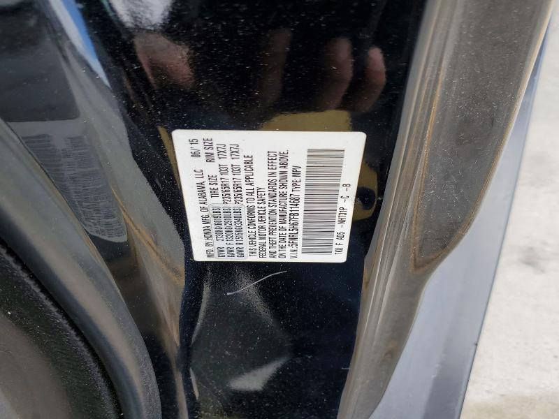 55139346 :رقم المزاد ، 5FNRL5H67FB114687 vin ، 2015 Honda Odyssey مزاد بيع