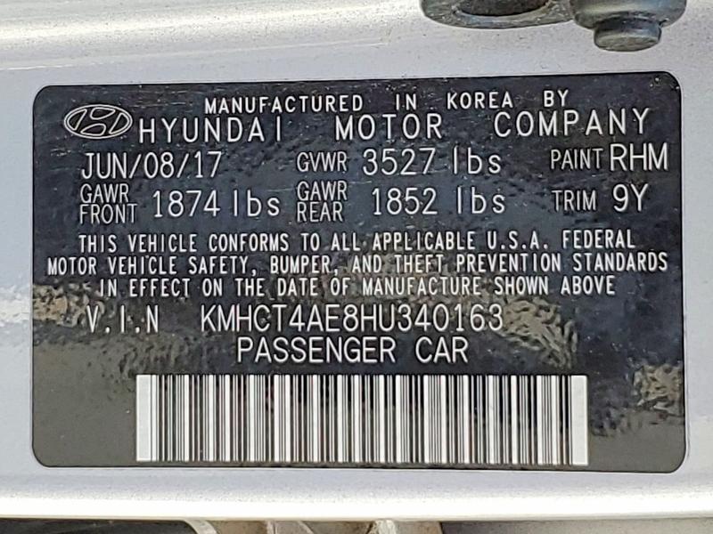 Продаж на аукціоні авто 2017 Hyundai Accent, vin: KMHCT4AE8HU340163, номер лоту: 53662956