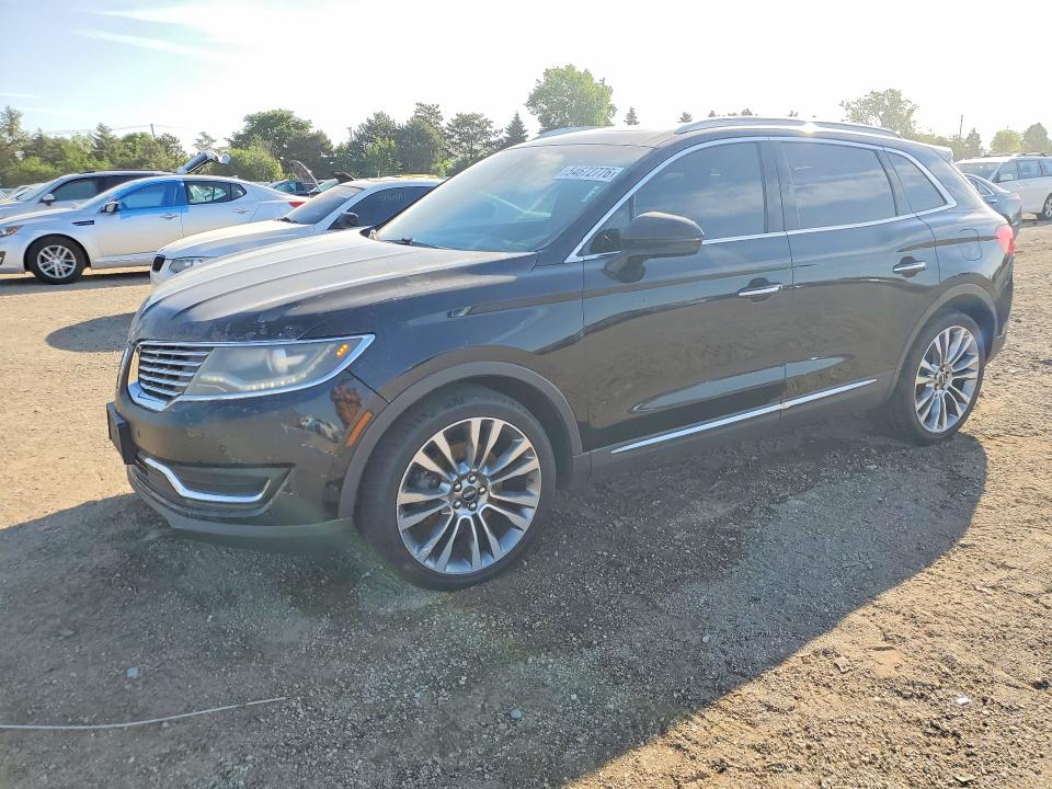 54672776 :رقم المزاد ، 2LMTJ8LP8GBL57646 vin ، 2016 Lincoln Mkx مزاد بيع