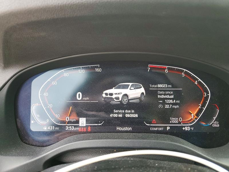 Aukcja sprzedaży 2021 Bmw X3, vin: 5UXTY3C02M9D78987, numer aukcji: 53634046