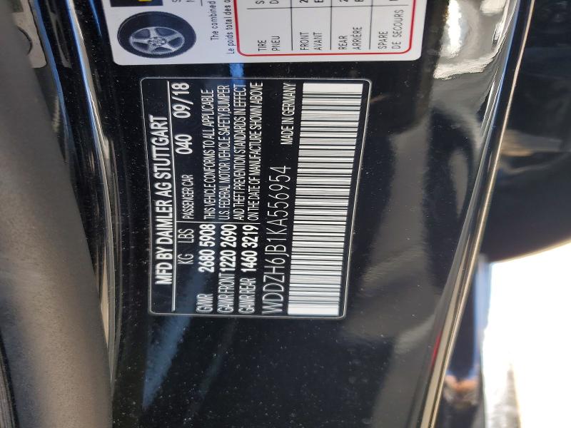 Aukcja sprzedaży 2019 Mercedes-benz E, vin: WDDZH6JB1KA556954, numer aukcji: 52138116