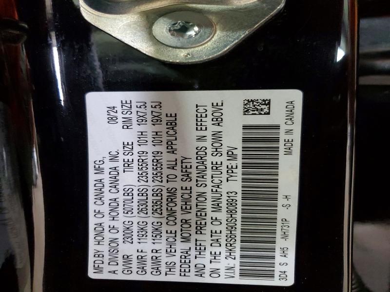 Aukcja sprzedaży 2025 Honda Cr-v, vin: 2HKRS6H90SH808913, numer aukcji: 55203226