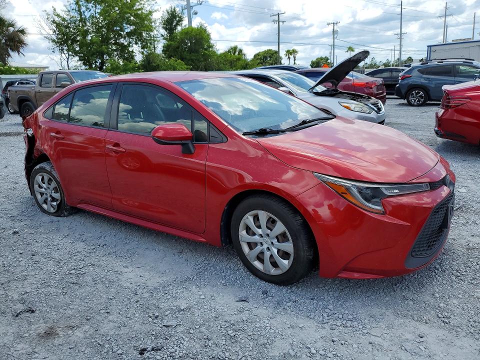 2020 Toyota Corolla მანქანა იყიდება აუქციონზე, vin: JTDEPRAEXLJ033389, აუქციონის ნომერი: 53985396