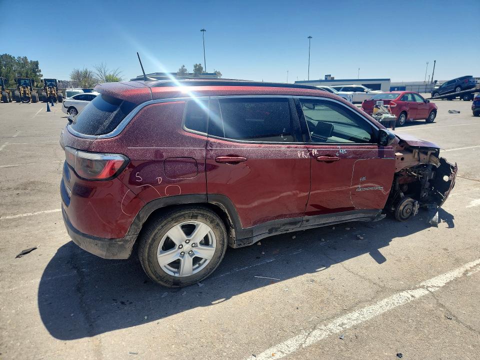 52586446 :رقم المزاد ، 3C4NJDBB2NT111264 vin ، 2022 Jeep Compass مزاد بيع