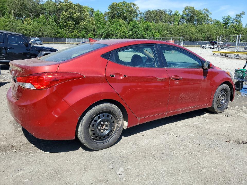 2012 Hyundai Elantra მანქანა იყიდება აუქციონზე, vin: KMHDH4AE5CU282513, აუქციონის ნომერი: 53345966