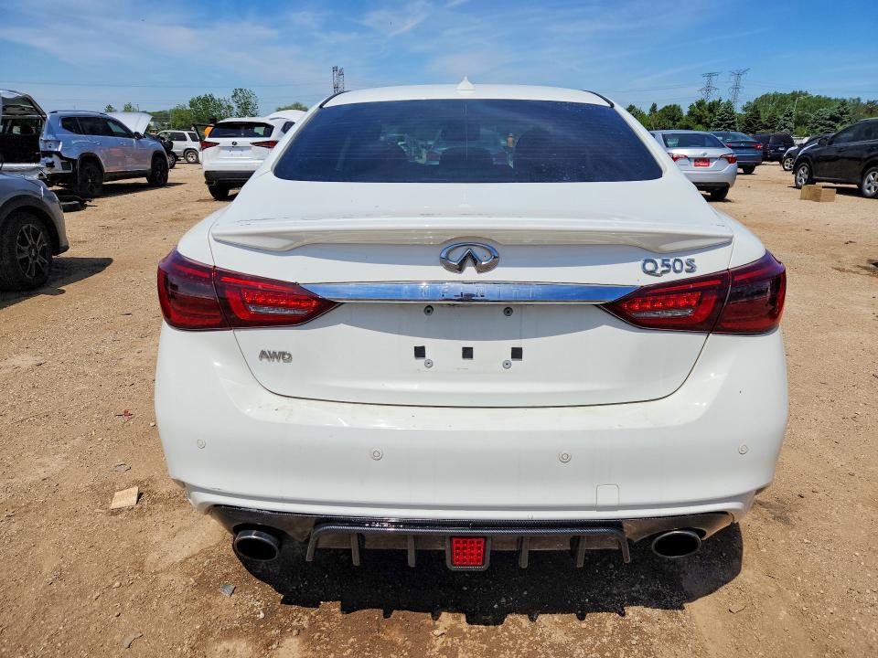54981376 :رقم المزاد ، JN1EV7AR7JM610228 vin ، 2018 Infiniti Q50 مزاد بيع