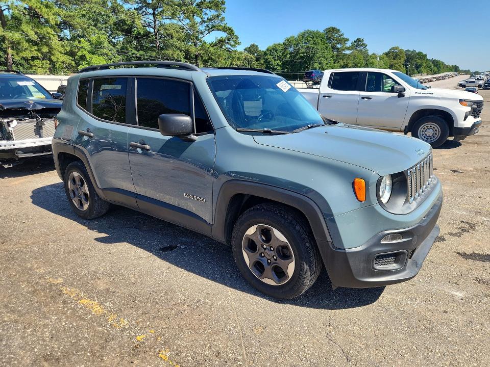2017 Jeep Renegade მანქანა იყიდება აუქციონზე, vin: ZACCJAAB8HPE61517, აუქციონის ნომერი: 53604506