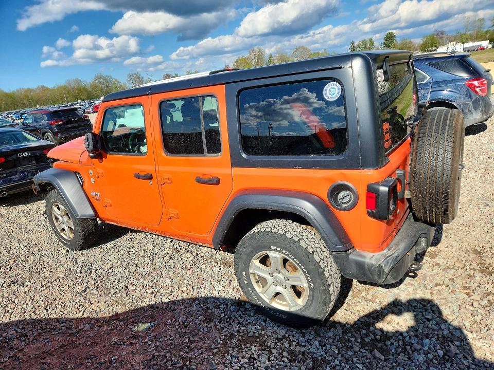 52165406 :رقم المزاد ، 1C4HJXDG5JW253085 vin ، 2018 Jeep Wrangler Unlimited مزاد بيع