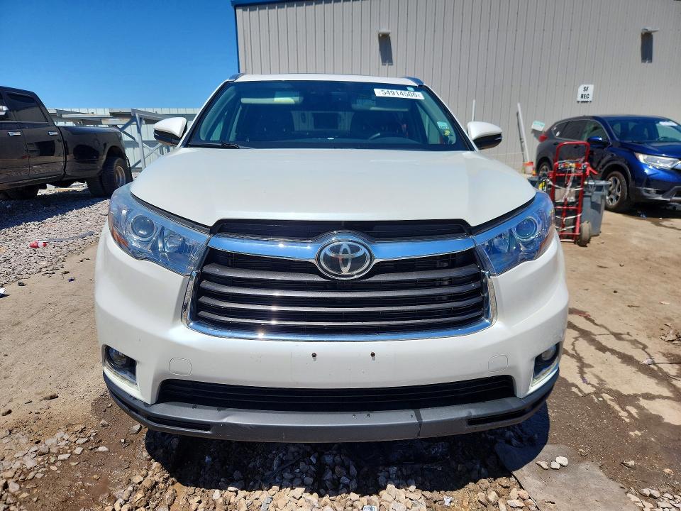 54914506 :رقم المزاد ، 5TDDKRFH1ES012479 vin ، 2014 Toyota Highlander مزاد بيع