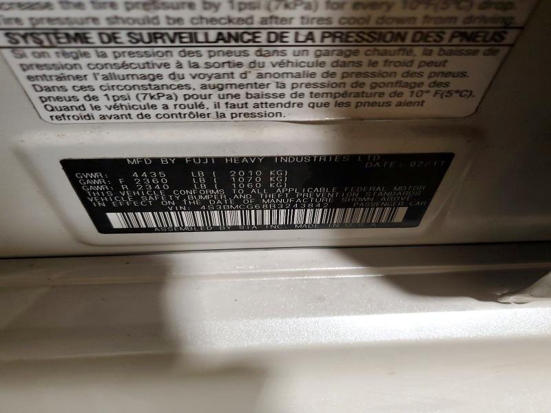 Продажа на аукционе авто 2011 Subaru Legacy, vin: 4S3BMCG68B3243842, номер лота: 52313826