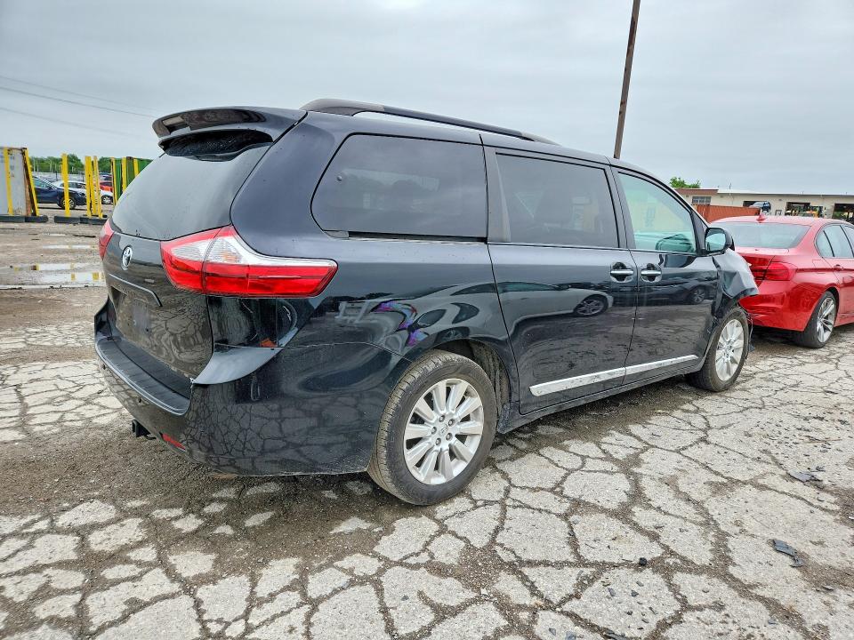 54090776 :رقم المزاد ، 5TDDK3DC6FS119680 vin ، 2015 Toyota Sienna مزاد بيع