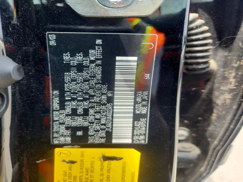 Aukcja sprzedaży 2004 Lexus Rx, vin: JTJGA31UX40023495, numer aukcji: 53562536