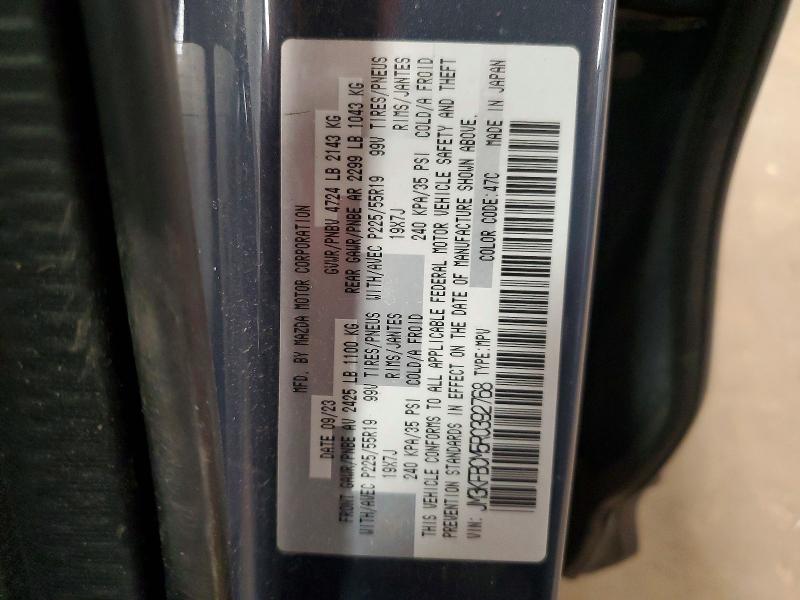 Aukcja sprzedaży 2024 Mazda Cx-5, vin: JM3KFBCM5R0392768, numer aukcji: 53587806