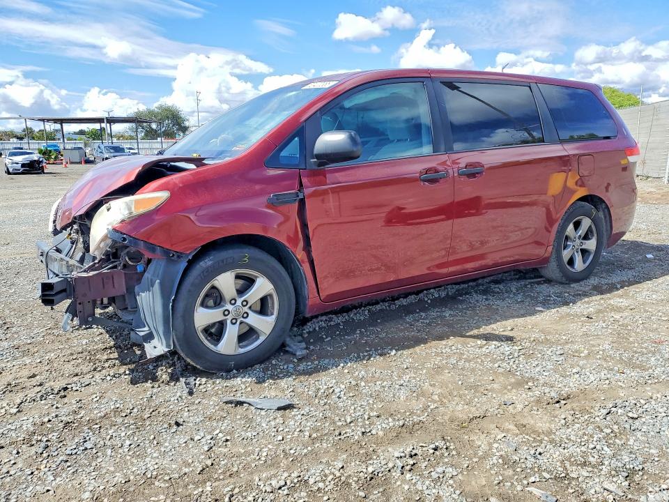 2013 Toyota Sienna მანქანა იყიდება აუქციონზე, vin: 5TDZK3DCXDS387120, აუქციონის ნომერი: 52420386