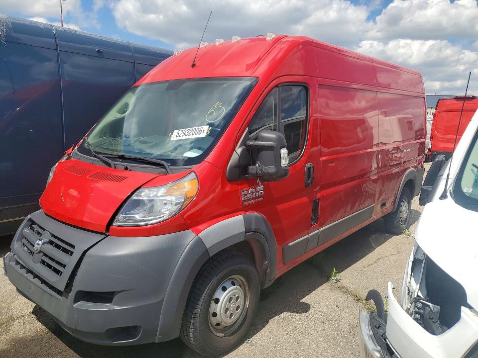 2018 Ram Promaster 2500 მანქანა იყიდება აუქციონზე, vin: 3C6TRVDG8JE107353, აუქციონის ნომერი: 52932006