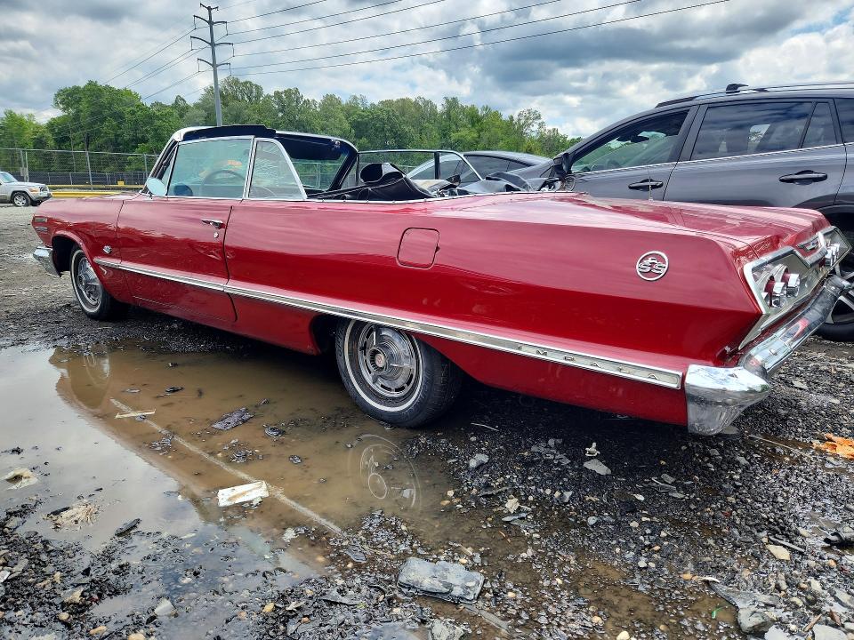1963 Chevrolet Impala მანქანა იყიდება აუქციონზე, vin: 31867B183982, აუქციონის ნომერი: 53693616