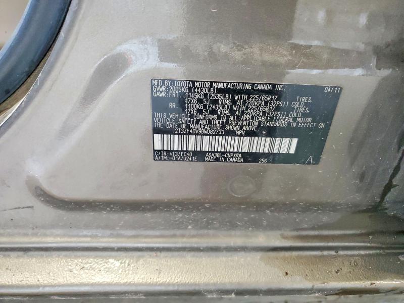 Продаж на аукціоні авто 2011 Toyota Rav4, vin: 2T3ZF4DV9BW082733, номер лоту: 51684336