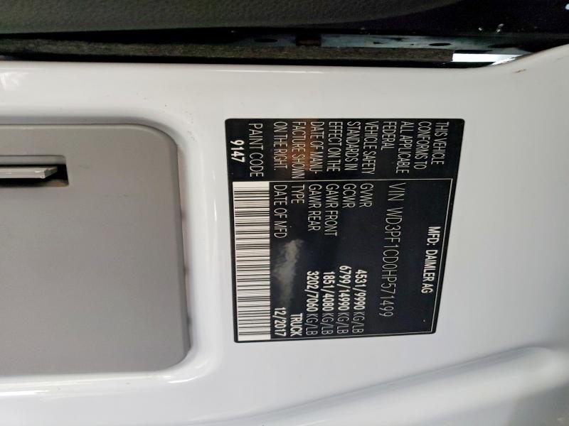 Aukcja sprzedaży 2017 Mercedes Benz Sprinter, vin: WD3PF1CD0HP571499, numer aukcji: 55159646