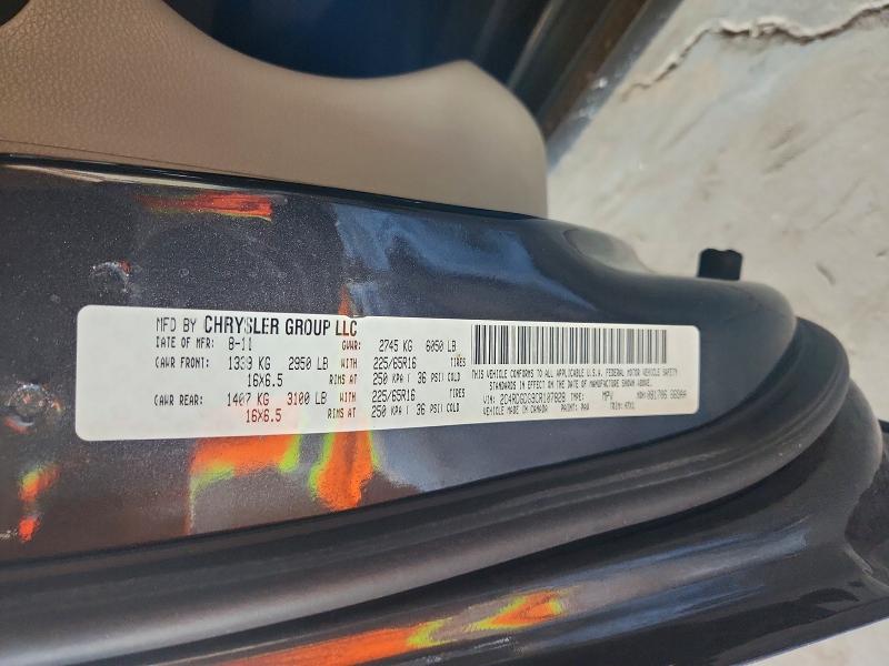 Aukcja sprzedaży 2012 Dodge Grand Caravan, vin: 2C4RDGDG9CR107828, numer aukcji: 52245226