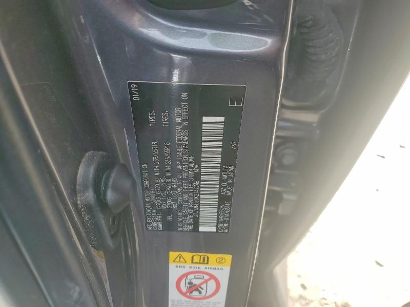 54520076 :رقم المزاد ، JTJYARBZ0K2147746 vin ، 2019 Lexus Nx 300 مزاد بيع